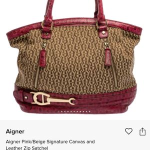 Authentic Aigner Bag