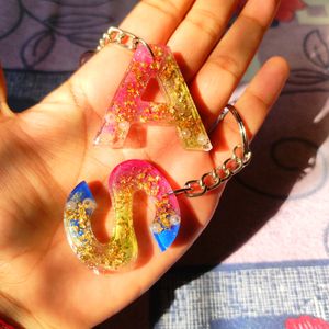 2 RESIN Beautiful Keychain