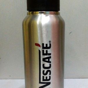 Steel Nescafe Bottle ( For Cold Cofee)