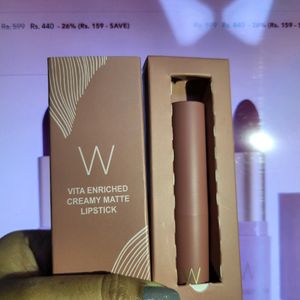 Combo 2 W Brand Lipstick Vita Rich Matte & Creamy