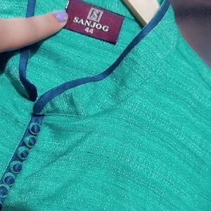 Sea Green Kurta Pajami Set For Boy Or Men 46 Chest