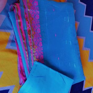 Sale!! Organza cotton Banarasi Saree