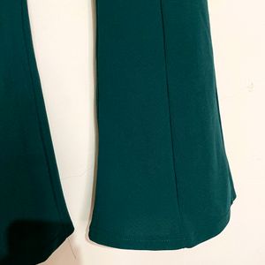 Bottle Green Bootcut Trouser