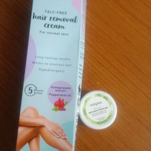 Combo Of Sirona Hair Removal Cream And Post Wax Gel