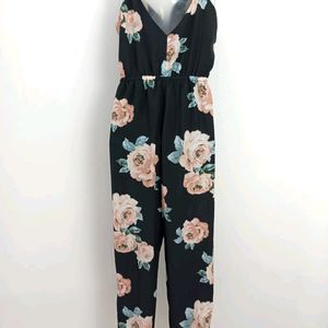 Forever 21 Floral Blogger Style Jumpsuit