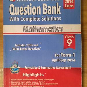 Oswaal Question Bank - Mathematics Class 9 Part 1