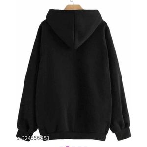 Casual Full Sleeve Solid Hoodie