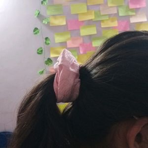 Aesthetic Pink Scrunchie