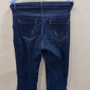 Boot Cut Navy Blue Jeans