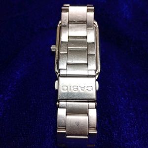 Casio White Full SS Watch