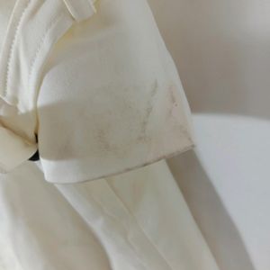 Off White Casual Overcoat (Women's)