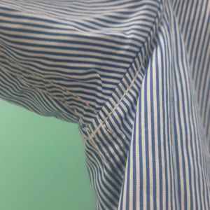 Dark Blue Striped Shirt