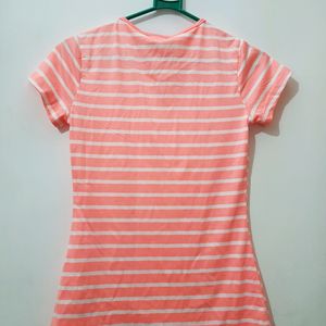 Pink Stripped T-shirt :)