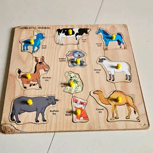 Domestic ANIMALS Wodden puzzles