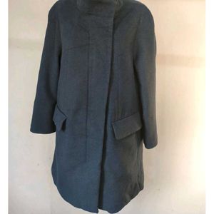 Unisex Navy Blue Over Coat