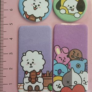 BT21 CUTE BOOKMARK😍💜 (Pink)