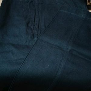 Navy Blue Stitched Pant