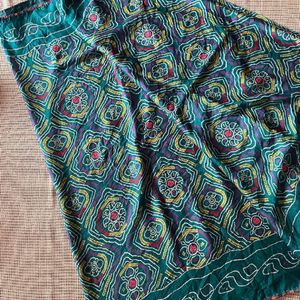 Bandhani Saree With Stitched Blouse