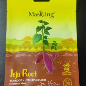 Masking Jeju root Facial Sheet Mask | Face Serum