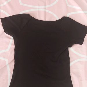 A black crop top from IZF