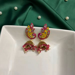 Mor Mani Jhumka (Pack of 1)