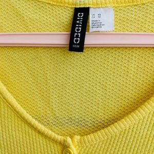 H&M Yellow Top