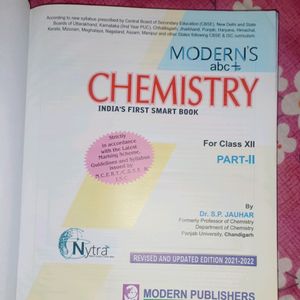 MODERN'S abc+ Chemistry Class XII Part 2