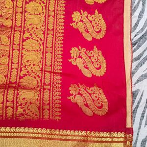 Pure  Kanchi pattu saree