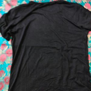 Black Plain T Shirt For Women