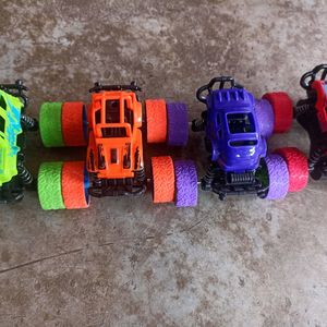 Mini Car Jamping Toys 4 Pack Of