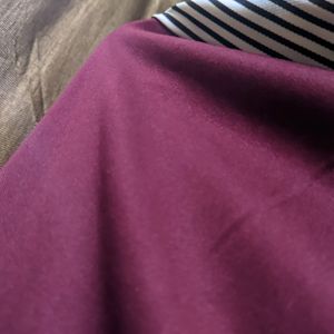 Leggings For Exercise ,Fashion (Maroon)