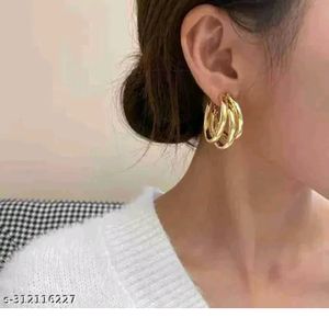 New Rose Gold Colour Earrings