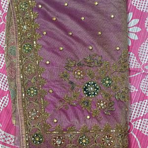 Heavy Work Party Wear Saree