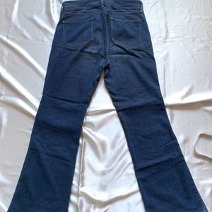 Women Blue Pant Bellbottom Style