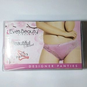 Eve's Beauty Women's Cotton Panties (Pack of 3)