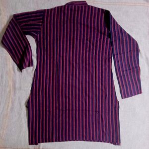 Men Striped Kurta By Khadi