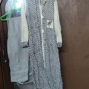 Kurta And Cotton Churi Style Pant.