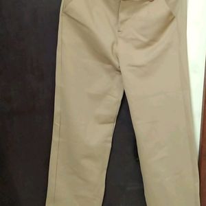 Beige Color Formal Trouser Size 28