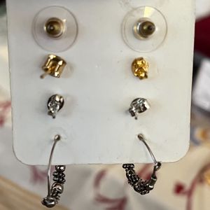 Stud Earrings - Set Of 5 (unused)