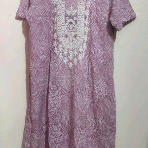 Light Purple💜 Plazo Salwar Suit With Dupatta