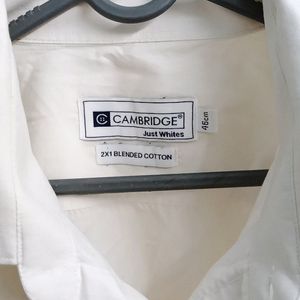 Cambridge 46 Size White Shirt With, One Free