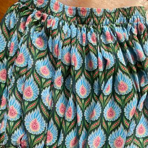 Printed Midi Skirt