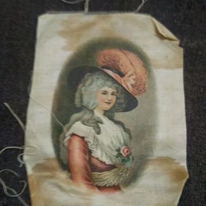 Antique Silk Painting