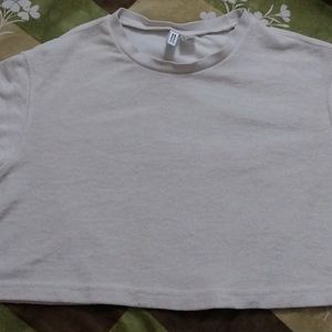 H&M  Terrycotton Crop Top