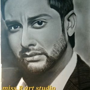 Portrait Art Work Handmade Draw