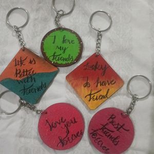 Friendship Day Special Keychains (Combo Of 5)