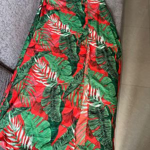 Tropical Skirt Top Set