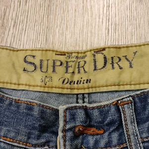 Sc5234 Superdry Beggy Jeans Waist 34