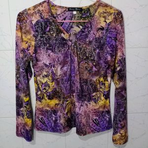 Long Sleeves Party Top