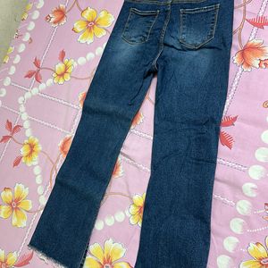 Brand New Blue Bell Bottom Jeans. Without Tag. Hav